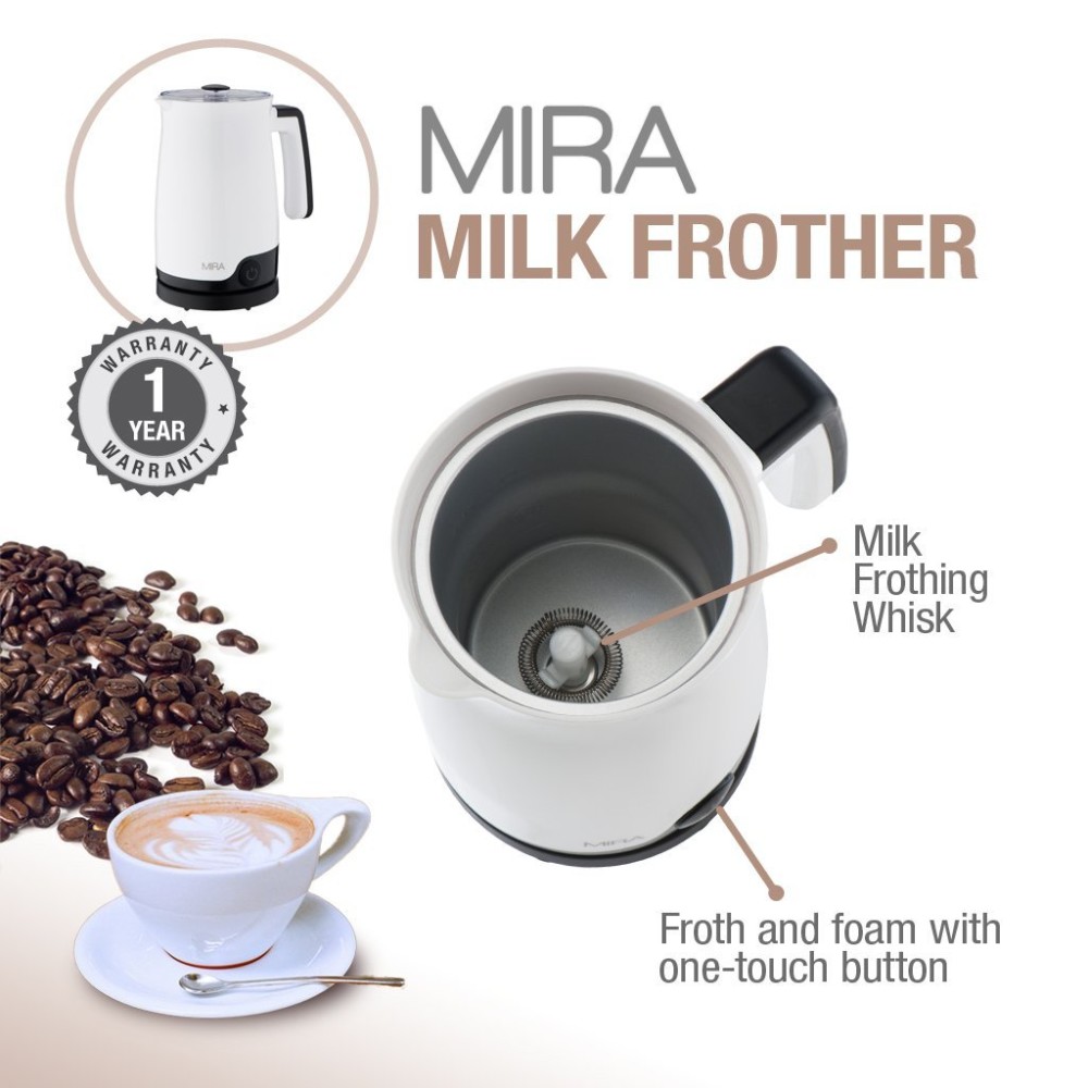 Make Cafestyle Drinks at Home with the MIRA Milk Frother